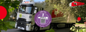 Réception d'un camion Renault éligible Crit'Air