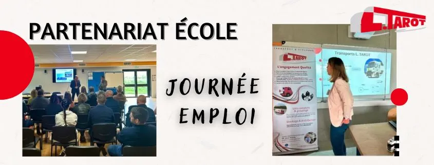 La société Transports Tarot échange avec les jeunes sur les postes disponibles